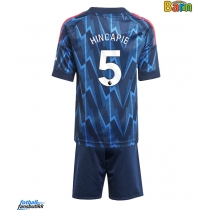 Arsenal Piero Hincapie #5 Bortedraktsett Barn 2025-26 Kortermet (+ Korte bukser)